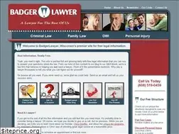 Sites similar to badgerlawyer.com