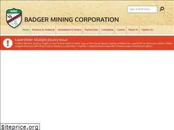 Sites similar to badgerminingcorp.com