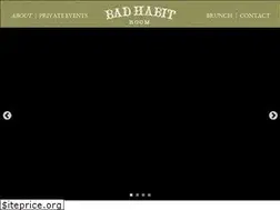 Sites similar to badhabitroom.com