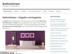 Sites similar to badheizkoerper-test.de