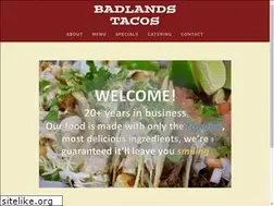 Sites similar to badlandstacos.com