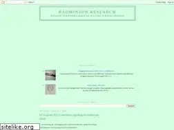 Sites similar to badmintan.blogspot.com