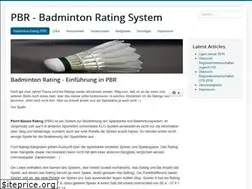 Sites similar to badminton-rating.org