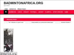 Sites similar to badmintonafrica.org