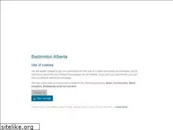 Sites similar to badmintonalberta.ca