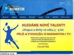 Sites similar to badmintonckrumlov.cz
