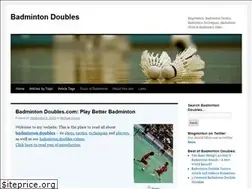 Sites similar to badmintondoubles.com
