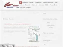 Sites similar to badmintonmadrid.es