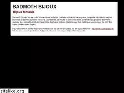 Sites similar to badmoth-bijoux.com