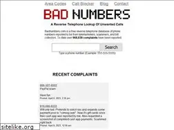 Sites similar to badnumbers.info