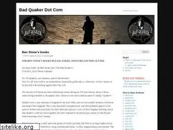 Sites similar to badquaker.com