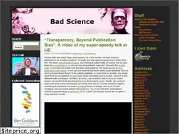 Sites similar to badscience.net