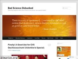 Sites similar to badsciencedebunked.com