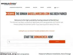 Sites similar to badsellinrecord.com