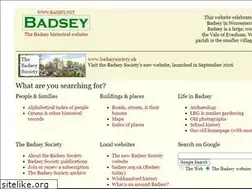 Sites similar to badsey.net