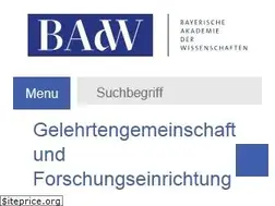 Sites similar to badw.de