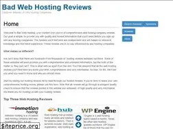 Sites similar to badwebhosting.net