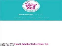 Sites similar to baecker-walf.de