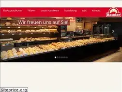 Sites similar to baeckerei-bauder.de