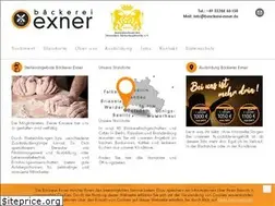 Sites similar to baeckerei-exner.de