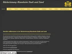 Sites similar to baeckerinnung-mannheim.de