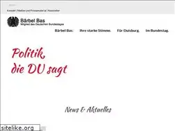 Sites similar to baerbel-bas.de