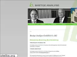 Sites similar to baetge-analyse.de