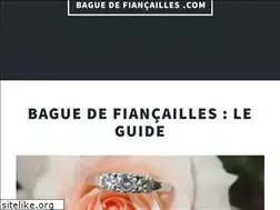 Sites similar to baguedefiancailles.com