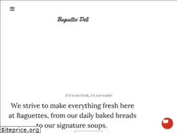 Sites similar to baguettesdeli.com