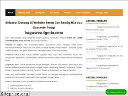 Sites similar to bagusreadymix.com