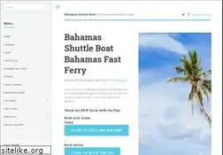 Sites similar to bahamashuttleboat.com