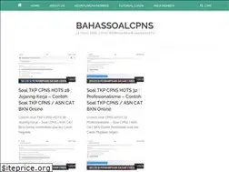 Sites similar to bahassoalcpns.com
