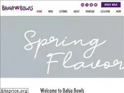 Sites similar to bahiabowls.com