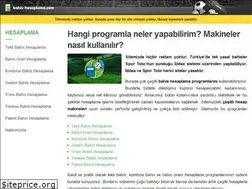 Sites similar to bahis-hesaplama.com