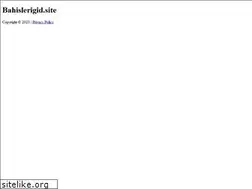 Sites similar to bahislerigid.site