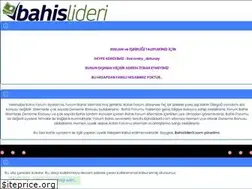 Sites similar to bahislideri1.com