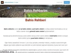 Sites similar to bahisrehberi-1.com