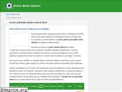 Sites similar to bahissitelerilistesi.com