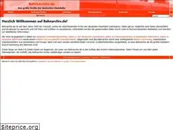 Sites similar to bahnarchiv.de