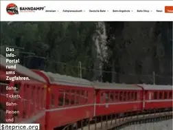 Sites similar to bahndampf.de