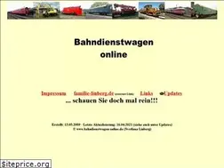 Sites similar to bahndienstwagen-online.de