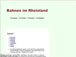 Sites similar to bahnen-im-rheinland.de