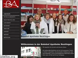Sites similar to bahnhof-apotheke-reutlingen.de