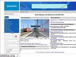 Sites similar to bahninfo.com