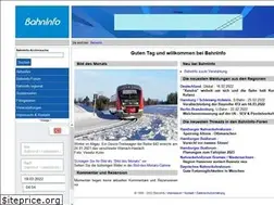 Sites similar to bahninfo.de
