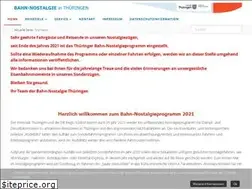 Sites similar to bahnnostalgie-thueringen.de