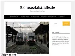 Sites similar to bahnsozialstudie.de