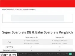 Sites similar to bahnsparpreis.de