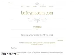 Sites similar to baileymccann.com