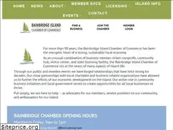 Sites similar to bainbridgechamber.com
